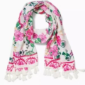 Lilly Pulitzer Resort Scarf Coconut Safari Sanctuary